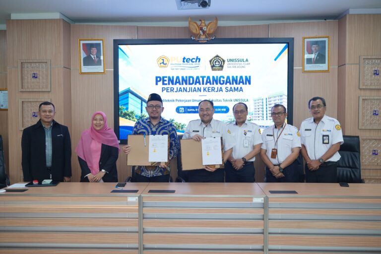 Perkuat Sinergi Akademik, PUtech dan UNISSULA Bangun Kolaborasi Strategis di Bidang Konstruksi